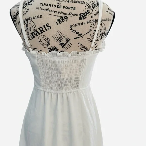 Superdown Charlee White Frill Cami Dress NWT Size S - Picture 8 of 13